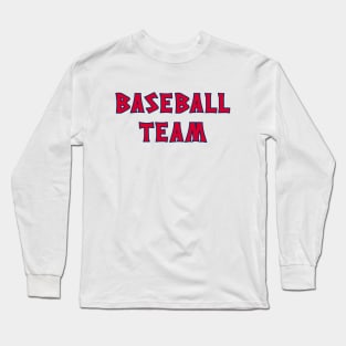 CLE Baseball Team - White 2 Long Sleeve T-Shirt